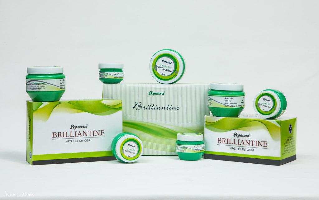 Brilliantine cream pot