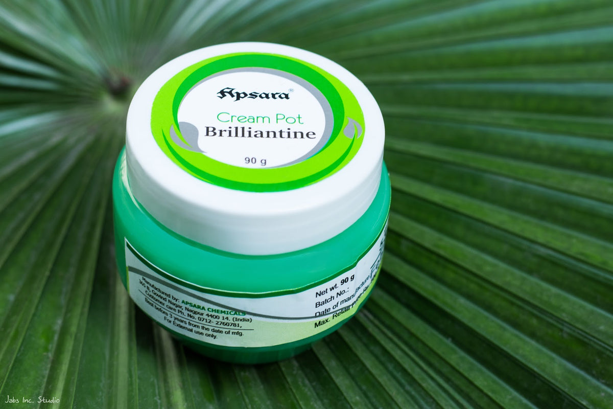 Brilliantine cream pot