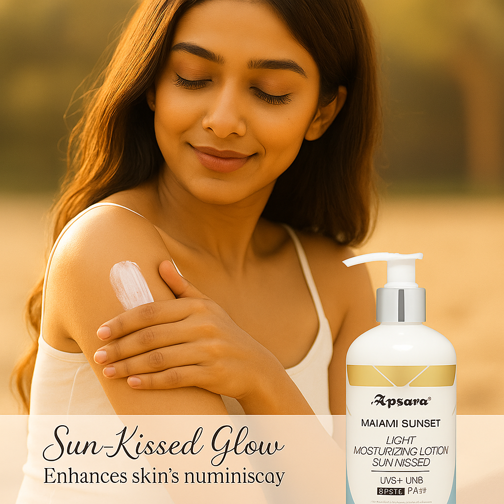 Apsara Miami Sunset Light Moisturising Lotion SPF 15, Lifestyle