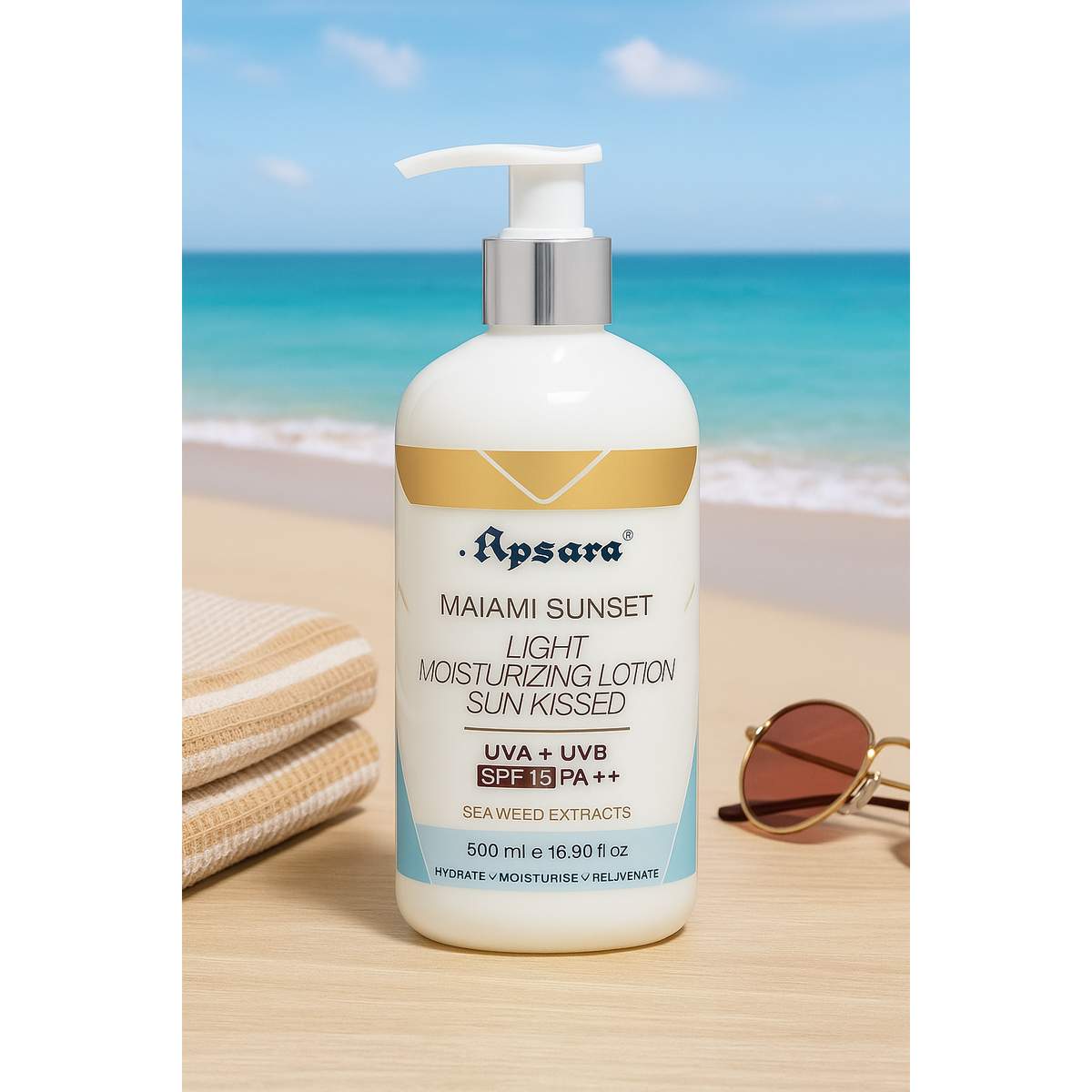Apsara Miami Sunset Light Moisturising Lotion SPF 15